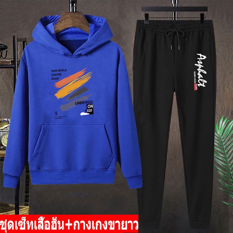 bk398-long-aa353-แฟชั่นกันหนาว-เสื้อกันหนาวมีหมวก-กางเกงวอร์ม-ชุดเสื้อผ้าหน้าหนาว-ชุดเซ็ทเสื้อฮุ้ต