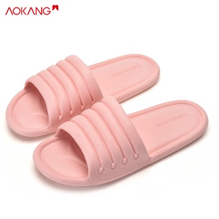 ภาพขนาดย่อของสินค้าAOKANG รองเท้าแตะสำหรับใส่ในบ้านของผู้ชายและผู้หญิงใหม่รองเท้าแตะหนาในร่มรองเท้าแตะเจ็ดสีตัวเลือก