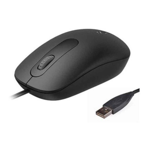 เม้าส์ไร้สาย-ยี่ห้อ-logitech-b100-usb-optical-mouse-optical-bk-usb-b100