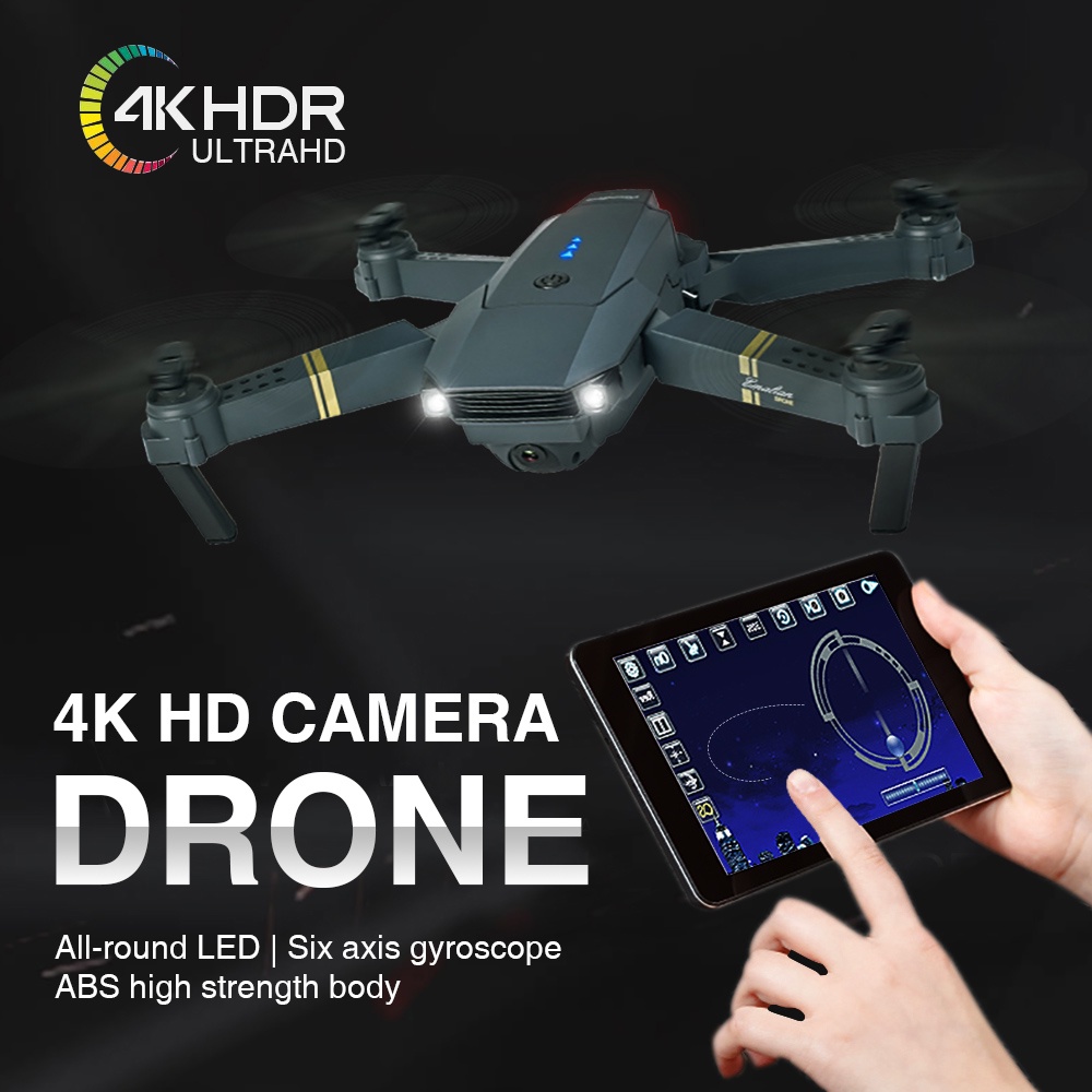 ภาพหน้าปกสินค้าสนับสนุน COD E58 WIFI FPV พร้อมมุมกว้าง HD 4K กล้องโหมดถือความสูงแขนพับได้ RC Quadcopter Drone X Pro RTF Drone จากร้าน auto_parts_1 บน Shopee