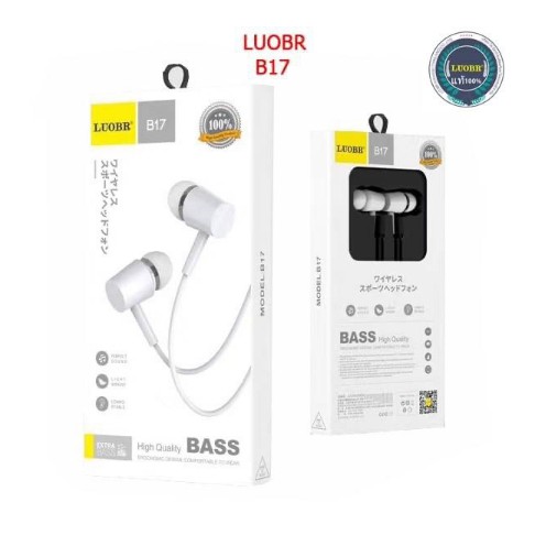 หูฟัง Luobr B17 หูฟังใส่สบาย หูฟังฟังเพลง คุณภาพดี ราคาถูกของแท้100% |  Shopee Thailand