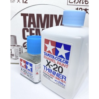 ภาพย่อรูปภาพสินค้าแรกของTAMIYA X-20 250ml Thinner Enamel 80040 ผสมสี ทำความสะอาด ตัดเส้น gundam gunpla โมเดล กันดั้ม กันพลา หุ่น รถ ทหาร สี