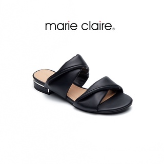 Bata บาจา ยี่ห้อ Marie Claire REFINED RETRO รองเท้ามีส้น รองเท้าแตะสวยงาม สูง 1 นิ้ว สำหรับผู้หญิง รุ่น Remi สีดำ 5706010