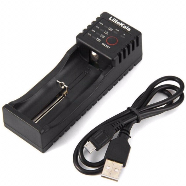 ของแท้-เครื่องชาร์จถ่าน-แบตเตอรี่-liitokala-รุ่น-lii-100-จ่ายไฟผ่านช่อง-usb