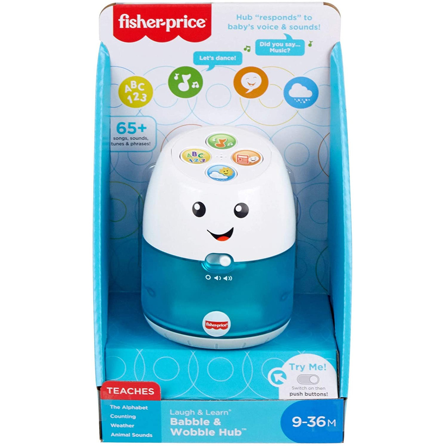 พร้อมส่ง-ของเล่น-fisherprice-laugh-amp-learn-babble-amp-wobble-hub-ของเล่น-เสริมพัฒนาการ-ด้วยเสียงและไฟ