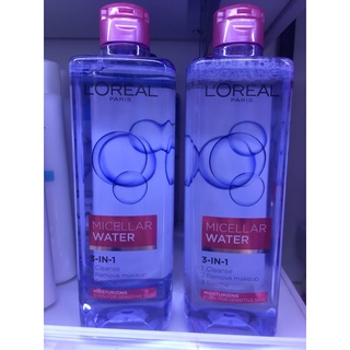 LOreal Paris Micellar Water 3 in 1 ลอรีอัล ไมเซล่า วอเตอร์ ชมพู