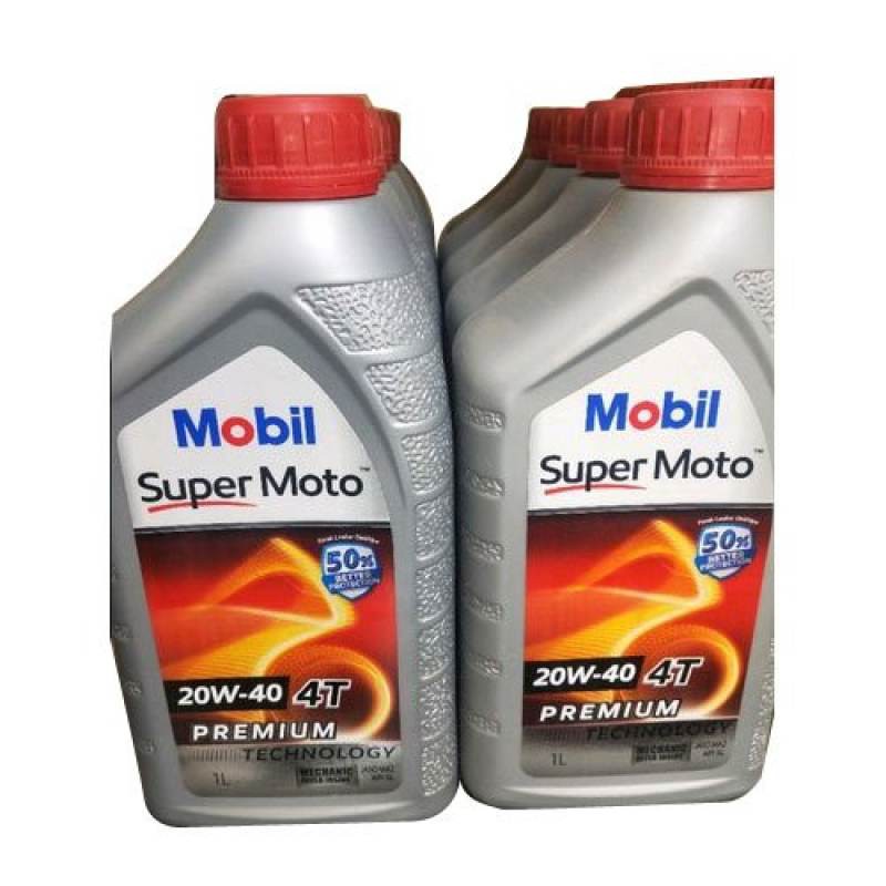 mobil-น้ำมันเครื่องมอเตอร์ไซค์-mobil-super-moto-4t-20w-40-ขนาด-1-0-ลิตร