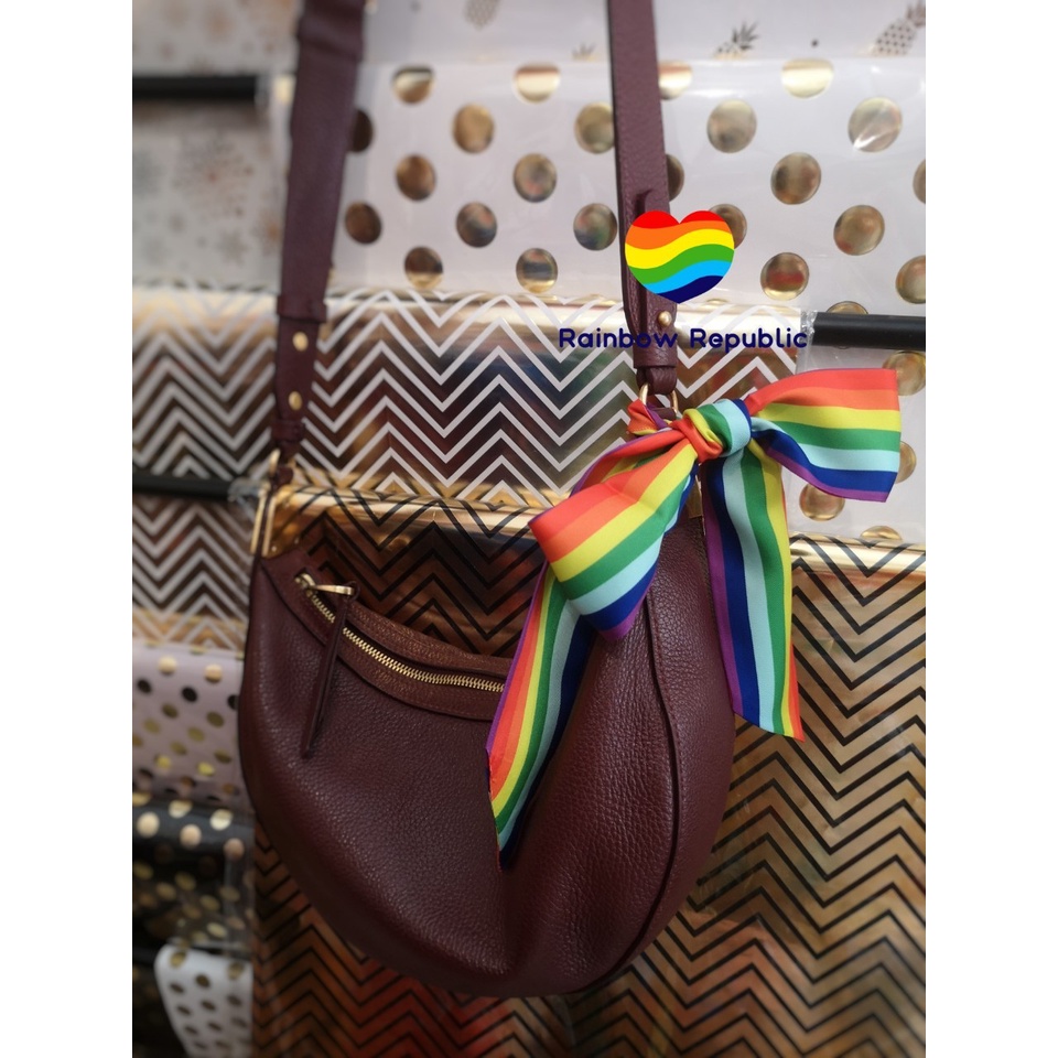 ภาพสินค้าริบบิ้น สายรุ้ง โบว์ ผ้า สายรัด ริบบื้นผูกกระเป๋า ริ้บบิ้นตกแต่ง ผ้าตกแต่ง ผ้าสายรุ้ง Rainbow LGB Scarf Ribbon Streamer จากร้าน rainbowrepublic บน Shopee ภาพที่ 4