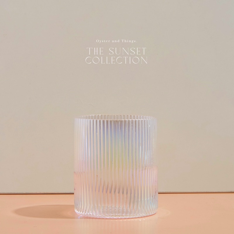 The Sunset collection | แก้วน้ำ Sunset Stripe | Oyster and Things ...