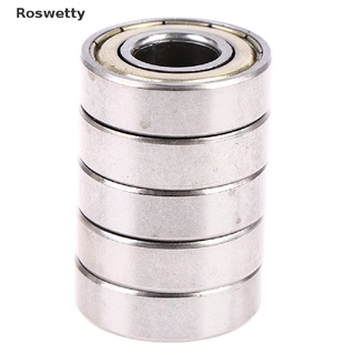 Roswetty 5Pcs 6001zz Deep Groove Ball Bearings 12*28*8mm PH