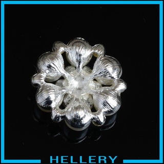ภาพขนาดย่อของภาพหน้าปกสินค้า( Hellery ) อุปกรณ์ตกแต่ง กระดุม มุก เพชรเทียม รูปดอกไม้ สําหรับทําเครื่องประดับ Diy 10 ชิ้น จากร้าน hellery.th บน Shopee