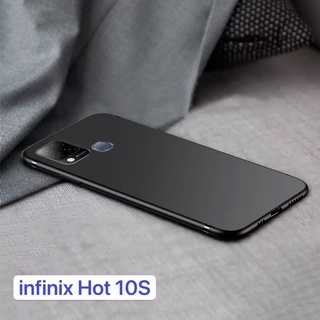 ❌TPU CASE infinix Hot 10S ❌ เคสซิลิโคน เคสนิ่ม สวยและบางมาก เคสสีดํา Infinix Hot10s [ส่งจากไทย]