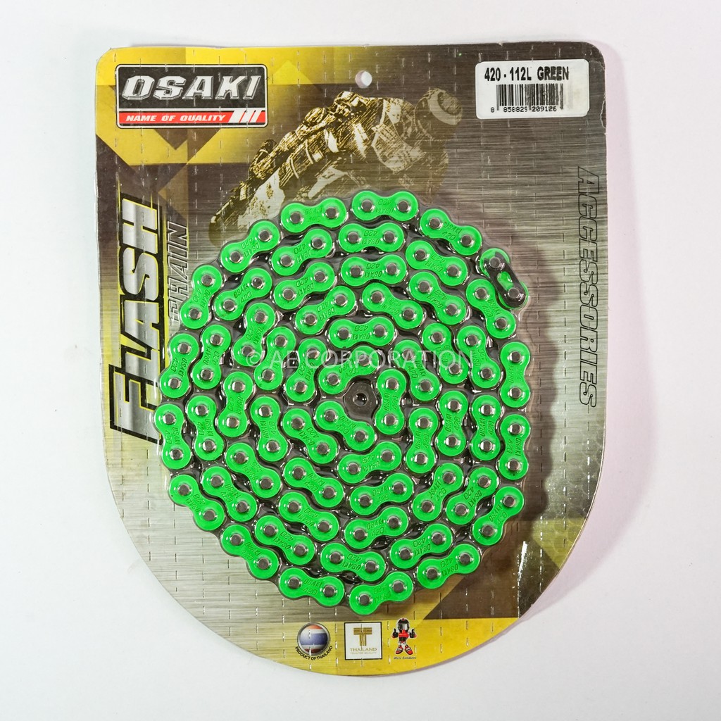 โซ่สี Osaki 114 ข้อ โซ่สี โซ่มอไซค์ทุกรุ่น มีหลายสีให้เลือก 300IQ ...