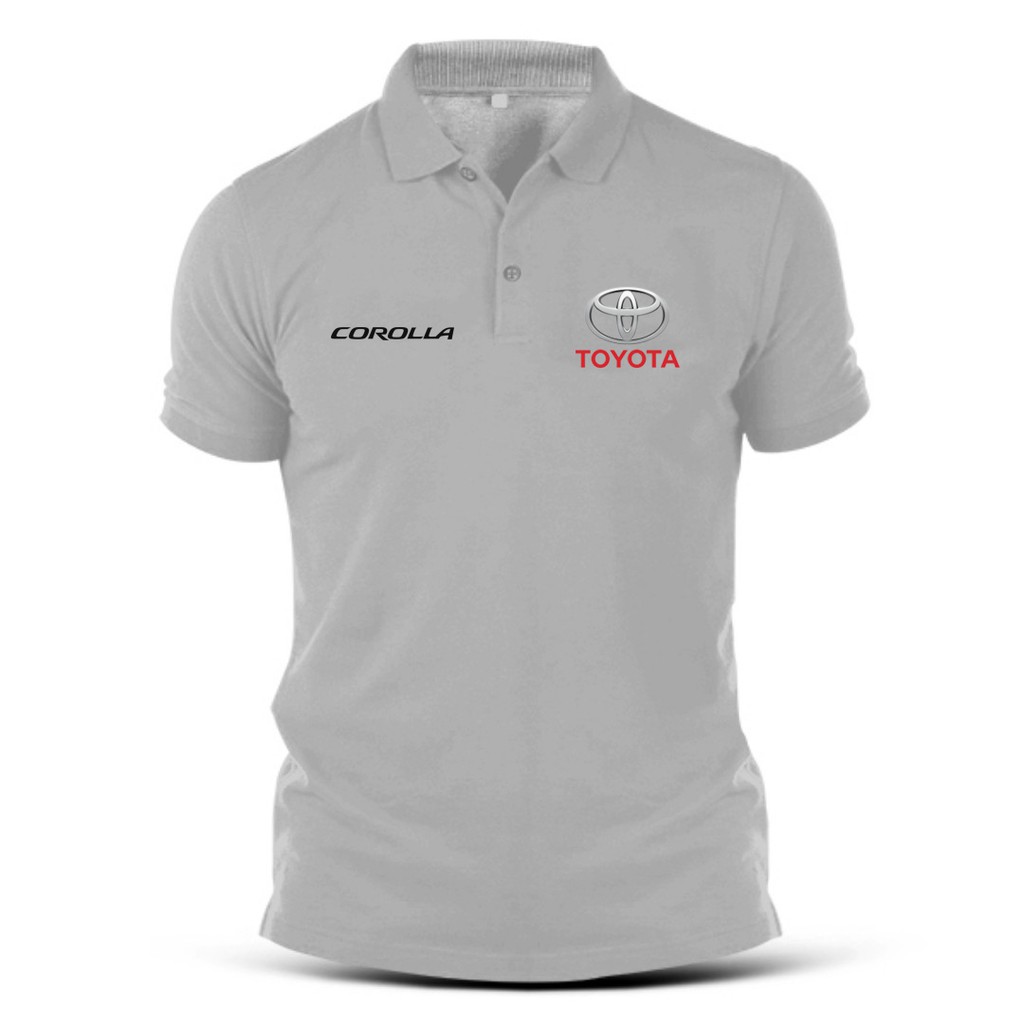 โตโยต้าtoyota-polo-เสื้อยืดเสื้อโปโลผู้ชายผ้าฝ้ายพิมพ์ลายขนาดใหญ่