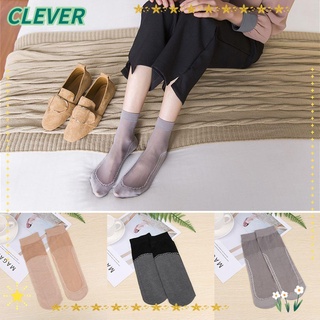 Clever 1 pair Quality Velvet Sock Thick Cotton 7 Color Non-slip Feet Massage Ultra-thin Elastic Ankle Socks Glass Silk