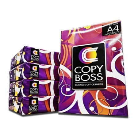 Copy Boss Copy Paper A4 80 gsm 500 sheets x 5 reams.ก๊อปปี้ บอส กระดาษ ...