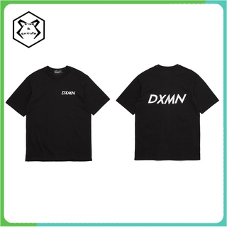 เสื้อยืดขายดีที่สุด DXMN Clothing "Double Logo" Oversize Tee (Black)