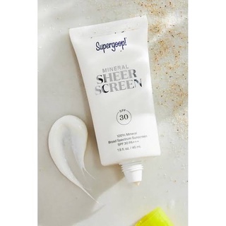 SUPERGOOP! Mineral Sheer screen SPF 30 ขนาดทดลองสุดคุ้ม 10 ml