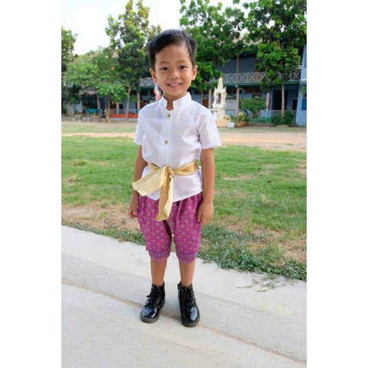 ชุดไทยเด็กผู้ชาย-ชุดไทยประยุกต์