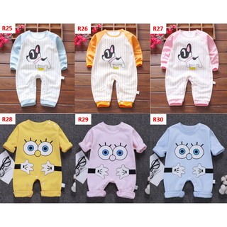 พร้อมส่ง!! ชุดเด็ก  ลาย R26-R30 รอมเปอร์ จั๊มสูท บอดี้สูท