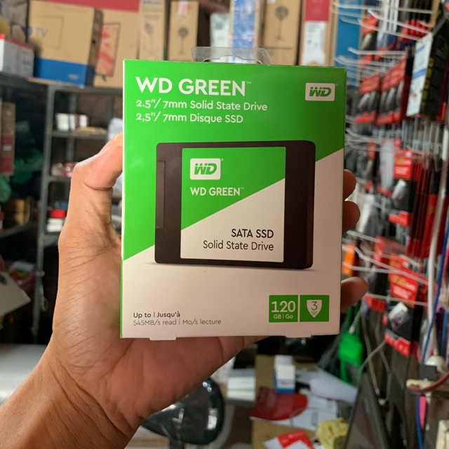 Wd SSD สีเขียว 120GB SATA -WDS120G2G0A | Shopee Thailand