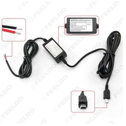 ภาพหน้าปกสินค้า12V To 5V USB Car Power Charger Adapter Step Down Module DC-DC Converter For GPS / Vehicle Recorder