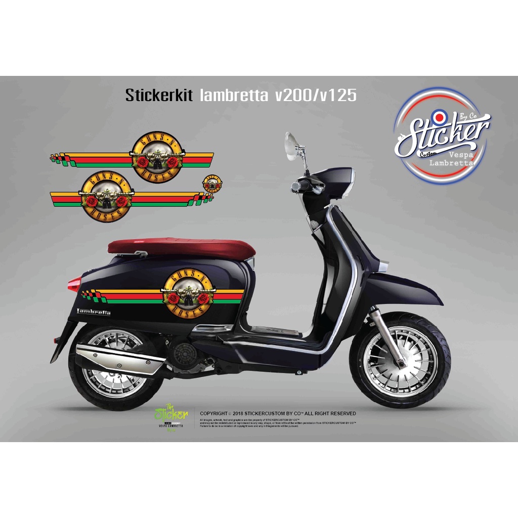 สติ๊กเกอร์-lambretta-ทุกสี-ทุกรุ่น-1ชุด