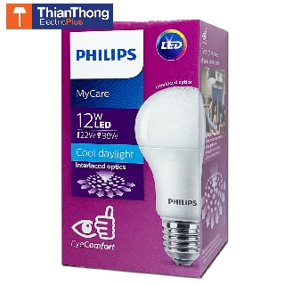 ภาพขนาดย่อของภาพหน้าปกสินค้าPhilips หลอดไฟ LED Bulb MyCare 12W E27 จากร้าน thianthong_electrics บน Shopee
