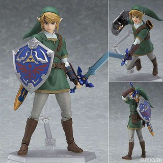 สวยThe Legend of Zelda Figma 319 320 Link Twilight Princess Actionable รูปตุ๊กตาตกแต่ง