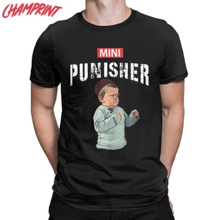 เสื้อครอปสายฝอ - บุรุษTshirtมินิPunisherHasbullasMmaMemeน่ากลัวเสื้อยืดผ้าฝ้ายบริสุทธิ์เสื้อยืดเสื้