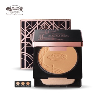 BEAUTY COTTAGE LUXURY PERFECTING POWDER FOUNDATION ลักชัวรี่ เพอร์เฟ็คติ้ง พาวเดอร์ ฟาวน์เดชั่น แป้งผสมรองพื้น