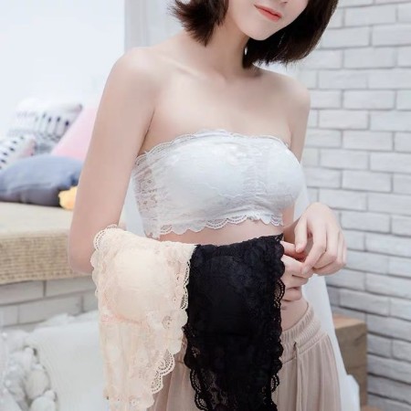 เสื้อชั้นในเกาะอก-ลายลูกไม้-กระชับ-ใส่สบาย-สีสวย-women-tupe-top-bra