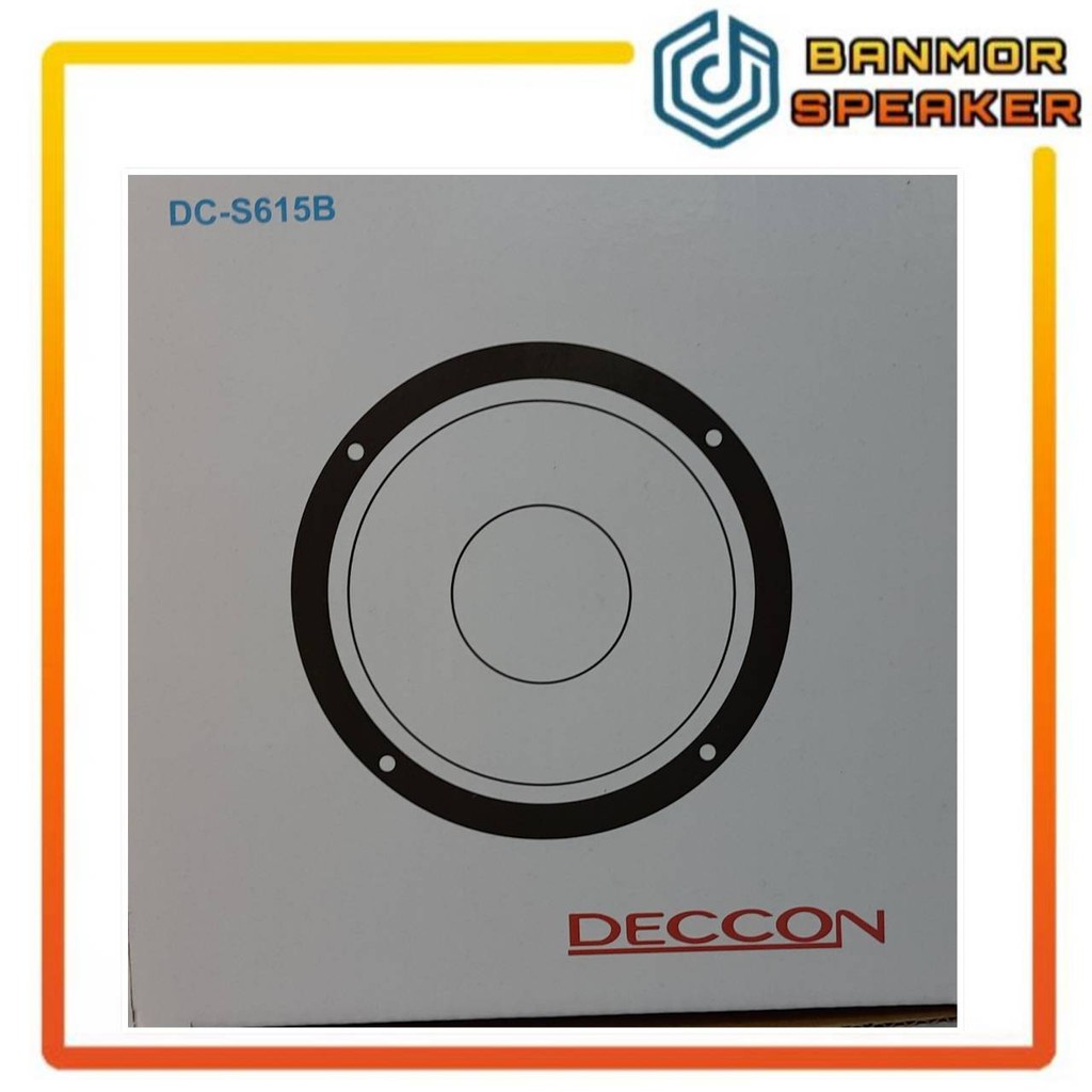 ลำโพง-6-deccon-dc-d615b-กระดาษโพลี-ขอบยาง