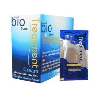 แท้! Green Bio Super Treatment กรีนไบโอซุปเปอทรีทเมนท์ครีม (ซองสีน้ำเงิน) บรรจุ 24 ซอง (1 กล่อง)