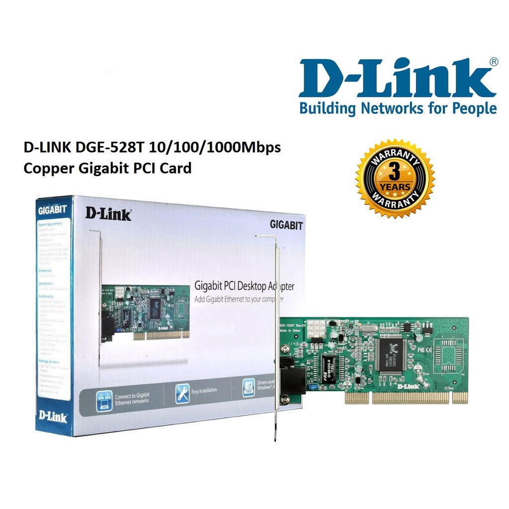 D-Link DGE-528T Tarjeta de Red Gigabit 10/100/1000