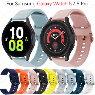 สินค้า สายนาฬิกาข้อมือซิลิโคน สําหรับ Samsung Galaxy Watch 5 5 Pro 4 40 มม. 44 มม. 45 มม.