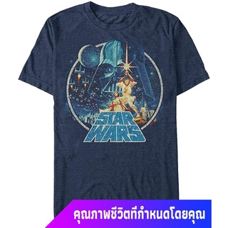เสื้อยืดโอเวอร์ไซส์สตาร์วอร์ส เยาวชน Star Wars Mens Vintage Victory Graphic T-Shirt discount เสื้อยืดS-3XL