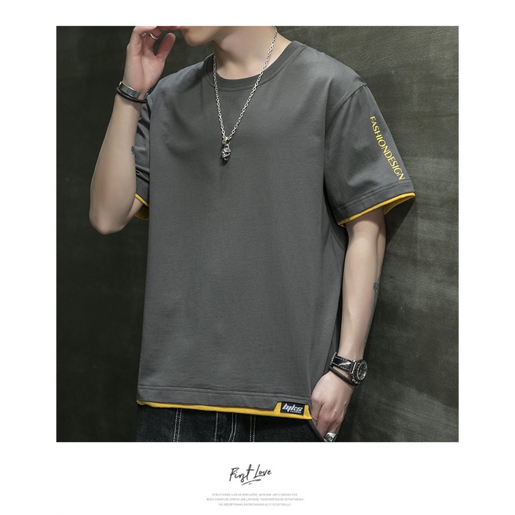 clothing-fashion-เสื้อยืดคอกลมเเขนสั้นผู้ชาย-เสื้อสีพื้นผู้ชาย-รุ่น-0260