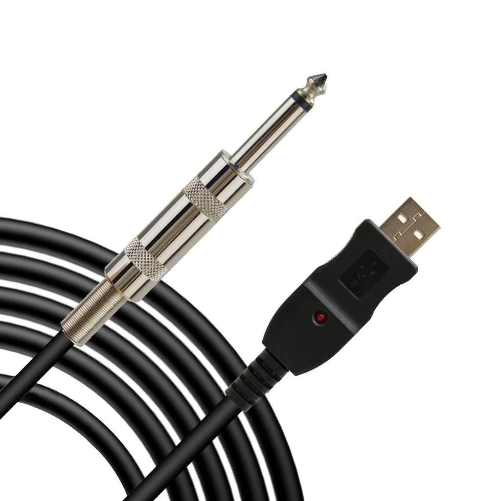 fmr-3m-guitar-bass-1-4-usb-to-6-3mm-jack-link-connection-instrument-cable-adapter