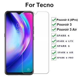 ฟิล์มกระจกนิรภัย TECNO Pouvoir 4 TECNO Pouvoir 4 3 Pro Air Spark 5 Pro Air 4 Lite ฟิล์มกันรอย TECNO Pouvoir4 ฟิล์มกันรอย