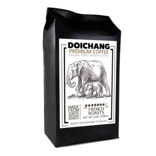Doi Chang Premium Coffee Professional เมล็ดกาแฟดอยช้าง อาราบิก้า คั่วเข้ม (1ถุง - 250g.) เมล็ดกาแฟคั่ว กาแฟคั่วอาราบิก้า