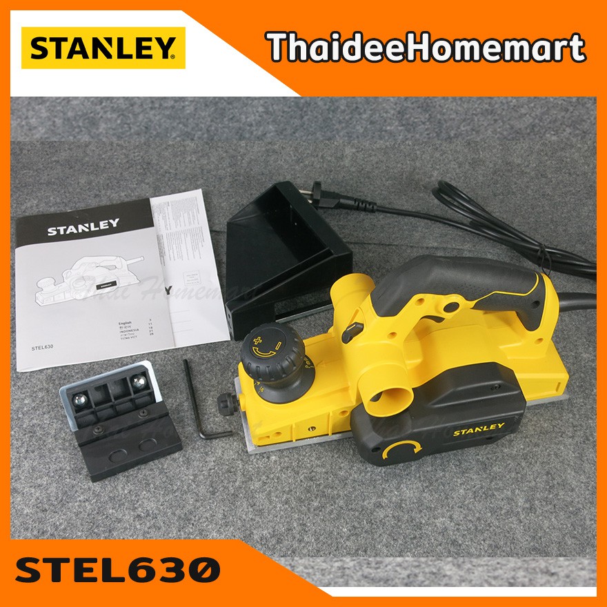 ภาพสินค้าSTANLEY กบไสไม้ไฟฟ้า 3 นิ้ว รุ่น STEL630 (750วัตต์) รับประกันศูนย์ 2 ปี ใบกบติดเครื่อง 2ใบ จากร้าน thaideehomemart_ บน Shopee ภาพที่ 3