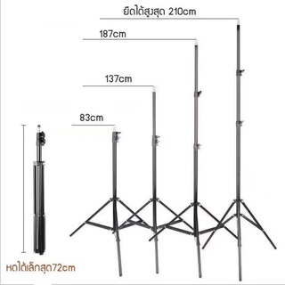 ภาพขนาดย่อของภาพหน้าปกสินค้าไฟไลฟ์สด ไฟแต่งหน้า 26-30CM ขาตั้ง2เมตรพร้อมไฟ+ที่จับมือถือ ไฟสตูดิโอ จากร้าน ddfenshop บน Shopee ภาพที่ 7