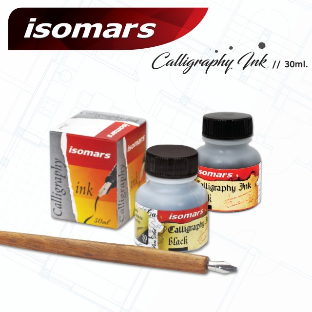 หมึก ISOMARS CALIGRAPHY INK (Calligraphy Ink 30ml) | Shopee Thailand