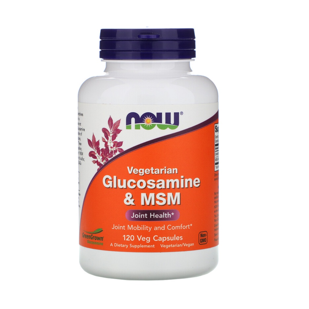 ภาพหน้าปกสินค้าNow Foods, Glucosamine & MSM, Vegetarian, 120 Vcaps จากร้าน vitaminsale บน Shopee