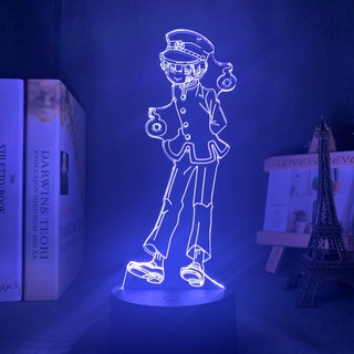 โคมไฟ Led 3 D Hanako Kun สําหรับตกแต่งห้องน้ํา