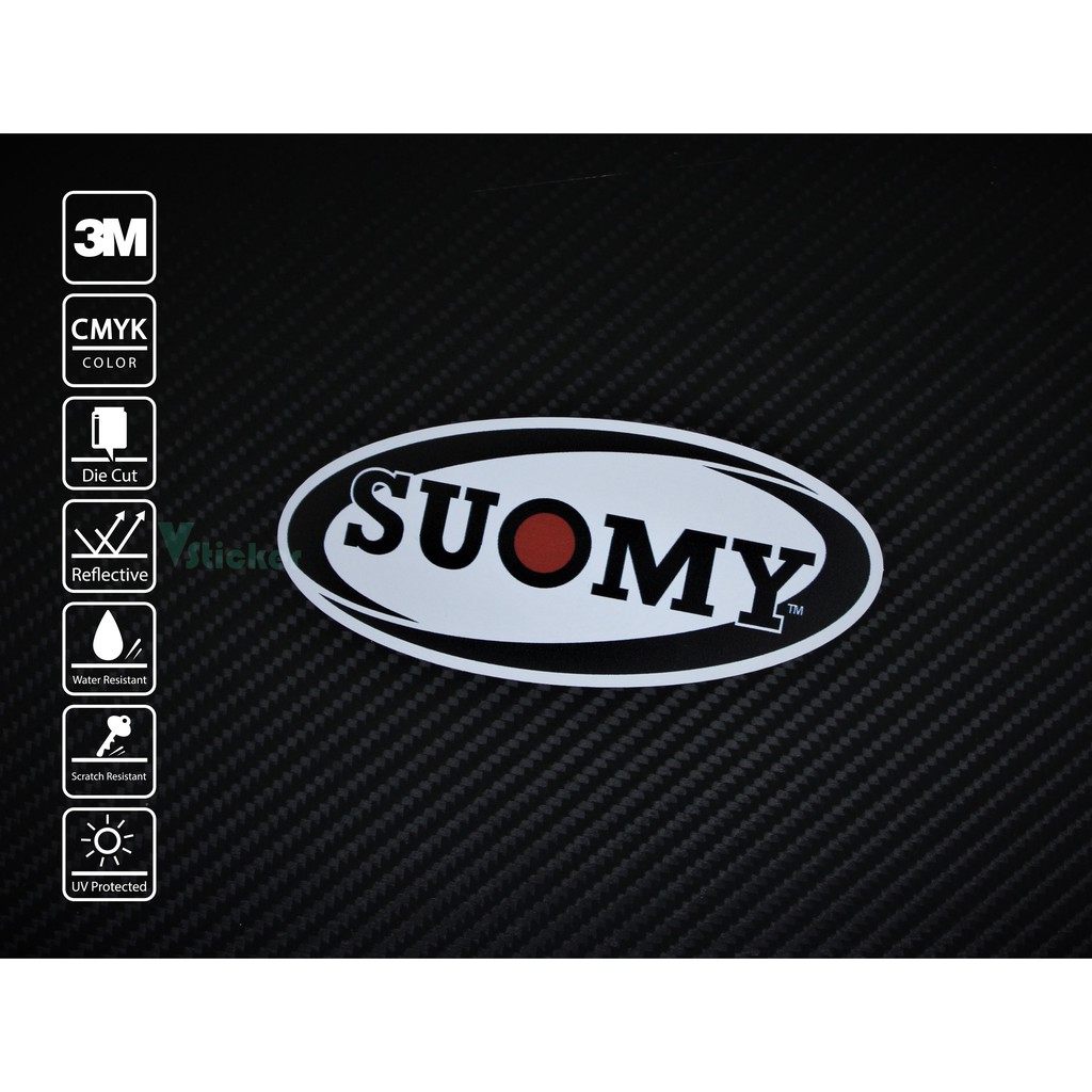 สติ๊กเกอร์ติดรถ Sticker หมวกกันน็อค Suomy Helmet 079 | Shopee Thailand