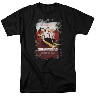 [S-5XL] ขายดี เสื้อยืด พิมพ์ลายโปสเตอร์ Shaun Of The Dead S-3X GBjhhe37EIbpln88