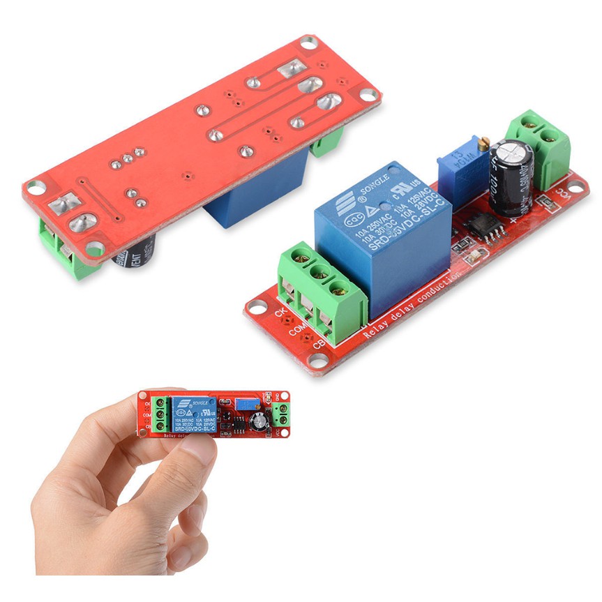 โมดูลสวิตช์ตั้งเวลา-dc-12v-ne555-อุปกรณ์เสริม-สําหรับรถยนต์ไฟฟ้า