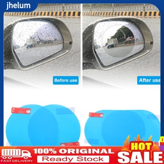 aresuit 2Pcs Clear Waterproof Anti Fog Car Rearview Mirror Protective Film Rain Shield